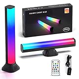 OKOOI バーライトLED スマート LED フルカラー RGB ゲーミングライト調光 間接照明 Hue Play 2個 …