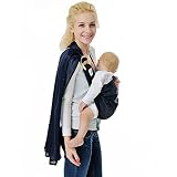 YOHOKO　親子に大推薦！ ベビースリング　ポータブル 通気良い 調整可能 赤ちゃん 抱っこ ひも (ダークブルー)