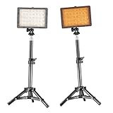 Perfk 2ピース　カメラ　撮影　スタジオ　LD-160ビデオライト　スタジオライトスタンド