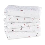 aden + anais (エイデンアンドアネイ) 【日本正規品】 モスリンハンキー (モスリンハンカチ) 5枚セット make believe hanky - 7553