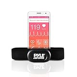 Pyle Bluetooth Smart Heart Rate Sensor for iPhone and Android Phones, Works With Polar ALA Coach & M