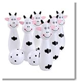 Kidsスポーツ物理Bee Frogてんとう虫Cow動物ボーリングボール子供ベビー木製教育玩具、1set = 6ピン+ 2ボール