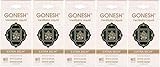 【5個セット】GONESH(ガーネッシュ) 車用芳香剤 ヴェンティレーター リキッド ホワイトムスク (シャボンの香り) 3ml