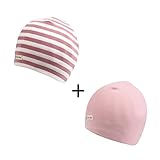 XIAOHAWANG赤ちゃん 帽子 冬 秋 女の子 男の子 キャップ ニット ローガニックコットン 無地 やわらかい 肌さわりよく 防寒 防風 オールシーズン 子供用 2点セット(4歳-７歳(頭囲51