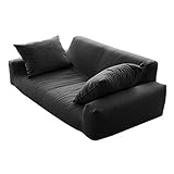 アンダーバー 低反発フロアローソファ ノイエプレミオ ブラック