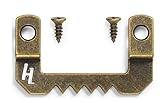 HangZキャンバスフラットマウントSawtooth画像ハンガー値パック、20lb Pack of 50 7085990 50