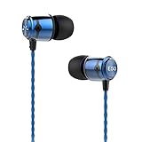 SoundMAGIC E50 イヤホン カナル型 有線 高音質 ノイズキャンセル 強力低音 HIFIステレオ (ブルー)