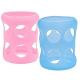 Perfk 新生児ボトルスリーブ　　哺乳瓶　　カバー　　シリコーン　　絶縁　　保護　　2個入り　　ベビー