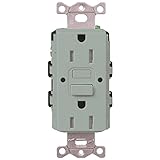 Lutron SCR-15-GFST-BG Claro Satin Colors 15-Amp Self-Testing Receptacle, Bluestone [並行輸入品]