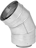Rheem rtg20151b1 3-inch-5-inch同心円45度エルボ