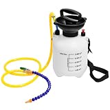 Socpuro トランスミッション オイル交換 手動ポンプ 空気圧 3L 自動車トランスミッションフルードポンプ オイル補充 ABS ミッションオイル チェンジャー 車整備 工具 軽量ポータブル グースネック付き