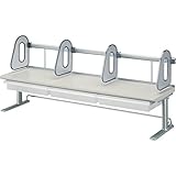 コクヨ デスクシェルフ&lt;RESPACE-C&gt;トレー付き幅870mm棚1段ライトグレー EAS-DSC8773M