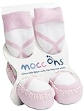 Mocc Ons Cute Moccasin Style Slipper Socks - 24-36 Months, Ballerina by Mocc Ons
