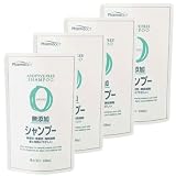 【まとめ買い】4個セット ファーマアクト 無添加シャンプー つめかえ用 450ml
