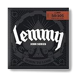 Jim Dunlop (ジム ダンロップ) レミー (モーターヘッド) シグネチャーベース弦 4弦用 50-105 Lemmy (Motorhead) Icon Series Signature