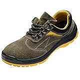 F Fityle 安全靴　作業シューズ　スチールトウ　滑り止め　保護　通気性　実用的　全7サイズ - US8.5 EU42 UK8