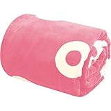 ottostyle.jp マイクロファイバーひざ掛け 大判サイズ リングドット/ピンク (105×145cm) フワッとやさしい肌触り マシュマロタッチ