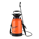 Asixx　エアープレッシャー　噴霧器　霧吹き　農業　園芸用　ショルダーストラップ付き　液体肥料、雑草キラー、農薬、除草剤、殺菌剤に適用　肥料散布　害虫駆除　(5L)