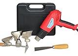 ProTect 1500W 9-Piece Heat Gun Kit in Carry Case [並行輸入品]