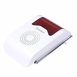 Becoler New Landing Alarm System wireless Voice Acousto-optic Site with 5 Main Defense Zones Home Do