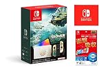 Nintendo Switch(有機ELモデル) ゼルダの伝説 ティアーズ オブ ザ キングダムエディション+【任天堂ライセンス商品】Nintendo Switch (有機ELモデル)専用有機EL保護フィルム 多機能(【Amazon.co.jp限定】Nintendo Switch ロゴデザイン マイクロファイバークロス 同梱)