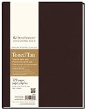 Strathmore STR-469-8 128 Sheet No 80 Toned Tan Art Journal, 8.5 by 11 by Strathmore