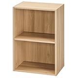 カラーボックス 2段 DCM-FCB6045 OA オーク 41.5x29x59.4㎝