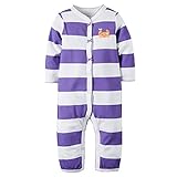 カーターズ Carter's ロンパース カバーオール 長袖 女の子 綿100% Cotton Snap-Up Footless Sleep & Play 9M (67-72cm) [並行輸入品]