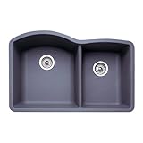 Blanco 511-708 Diamond 1-3/4 Bowl Kitchen Sink, Metallic Gray Finish by Blanco