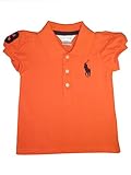 ラルフローレンの子供服　POLO　RALPHLAWREN　ベビー女の子　半袖ビックポニー　ポロシャツ　７５ｃｍ [並行輸入品]