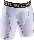 ゼット(ZETT)野球 プロステイタス ストレッチパンツ ホワイト×ゴールド(1182) Lサイズ BP47