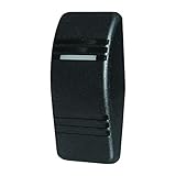 Blue Sea 8294 Contura Switch Actuator - Black - Single Lens [並行輸入品]