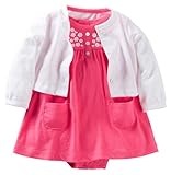 カーターズ carter's 半袖カーディガン&チュニックドレスセット 並行輸入 綿 マルチカラー9ヶ月 121C311