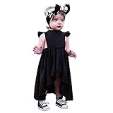 Tovadoo 子供服 ベビー服 女の子 ワンピース+ヘアバンド 春夏 ノースリーブ 花柄 レトロ風 プリンセス 可愛い プレゼント 通学 旅行 結婚式 2-5歳