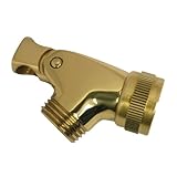 LASCO 08 – 2419p個人シャワーヘッドスイベルコネクタ、forホースto hand heldシャワーヘッド、真鍮仕上げ