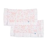 Little Unicorn Cotton Muslin Security Blanket - Garden Rose by Little Unicorn