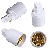 ILS - G24 To E27 Socket Base LED Light Bulb Lamp Adapter Converter Holder