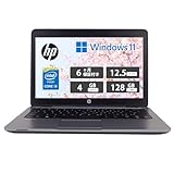 【整備済み品】H P ノートパソコ H P EliteBook 820 G1 /第4世代 インテル® i5 4200U (1.6GHz) 12.5インチHD/Windows11 Pro&MS Office2019/WEBカメラ/WIFI/Bluetooth/DisplayPort/VGA/日本語キーボード (メモリ4GB SSD128GB)