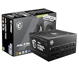 MSI MAG A750GL PCIE5 PC電源ユニット 750W ATX3.1/PCIe 5.1対応 80PLUS GOLD認証 フルモジュラー 7年保証 PS1326