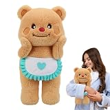 クマのぬいぐるみ、クマのぬいぐるみ - タイのバターベア人形テディベア人形ぬいぐるみ縫いぐるみ人形誕生日ギフトくまのぬいぐるみ動物のおもちゃのクマのぬいぐるみ枕 - 肌に優しいクマの睡眠ハグぬいぐるみ枕、オフィス寝室用