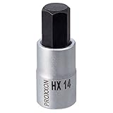 プロクソン(PROXXON) ヘックスビットソケット 1/2" ショート(55mm) 14mm No.83481