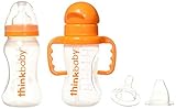 thinkbaby All In One Bottle Orange/Clear [並行輸入品]