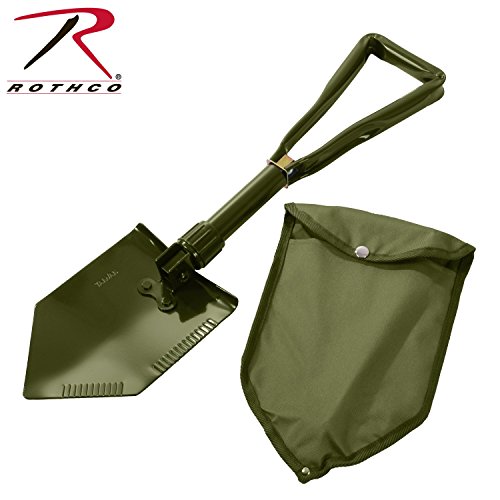 Rothco（ロスコ）　三つ折式シャベル　収納ケース付（Tri-Fold Shovel w/Cover） 829 [並行輸入品]
