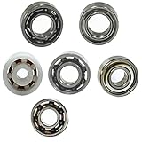 シマノ 13 ステラ SW 6000 ラインローラー ベアリング 各種 外径8mm-内径4mm-厚さ3mm 2個セット (セラミックベアリン GX 外径8mm-内径4mm-厚さ3mm)