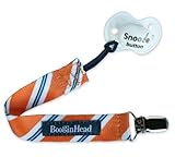 BooginHead PaciGrip Pacifier Holder in ORANGE TIE