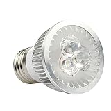 B2ocled LED植物成長ライト3W　E27/E26　ブロッサムフルーツ用　育苗と野菜用　多肉植物用　植物育成ランプ　赤の光　青の光　丸形