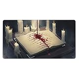 MTG プレイマット TCG プレイマット ボードゲーム カードゲーム プレイマット トレーディングカードゲーム プレイマット デスクマット パッド 手描き 原画 ステッチエッジ(35X60cm)