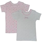 【あったかインナー】女児 2枚組スムース半袖（フラワーネコ柄）『7570』100/110/120/130 　 (130)