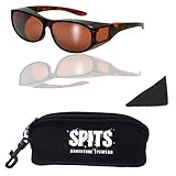 NEW Spits Escort- These sunglasses fit over prescrition eyewear - ANZI Z87.1+ Safety Compliant- Driv