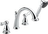 Delta T4775 Leland Roman Tub with Handshower Trim, Chrome by DELTA FAUCET